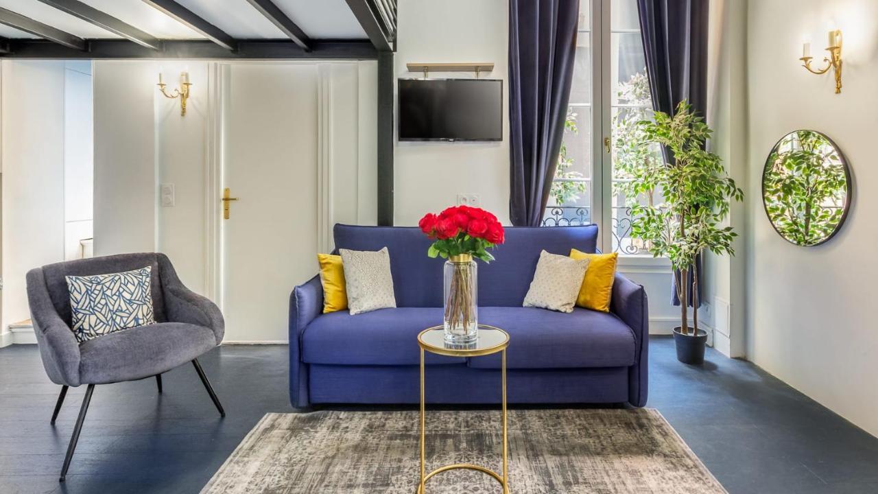 Luxury 2 Bedroom Apartment With Ac Near Louvre Париж Экстерьер фото
